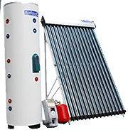 100 Liter 15 Vacuum Tube Solar Water Heater System Electric Backup 