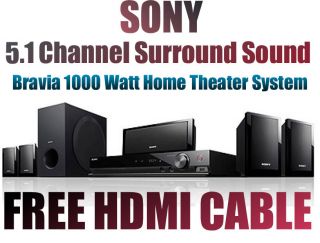   DZ175 Bravia Home Theater System Surround Sound 5.1 Channel 1000 watt