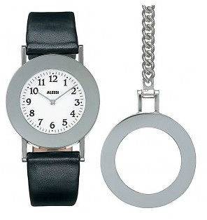 Alessi Aldo Rossi Momento Watch Unisex With Pocket Watch Case New