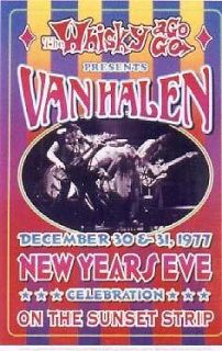 David Lee Roth & Van Halen at The Whisky A Go Go Concert Poster Circa 