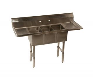 Three (3) Comp Convenience/De​li Sink Compact 2 DBs NSF