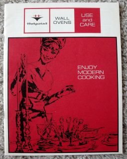 New Collectible 1970s Hotpoint Wall Ovens Use & Care Manual RJ700 