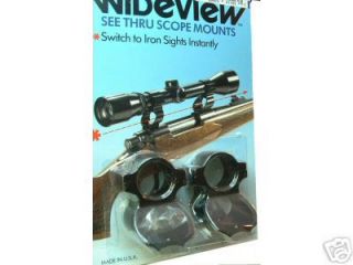WIDEVIEW SEE THRU SCOPE MOUNT WINCHESTER 1300 1400 1500