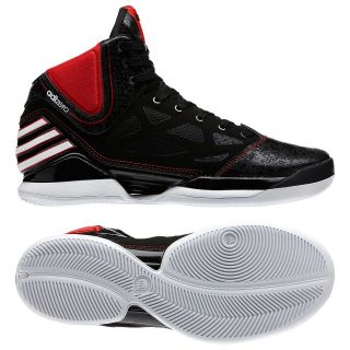   Adizero Rose 2.5 Derrick Black//White/Red Basketball Mens Shoes 9~13