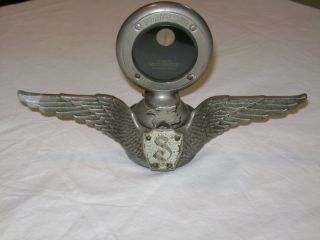Antique Boyce 1930 Winged Motometer Eagle Head Release