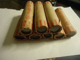 1943 P d s Lincoln steel Penny Roll of 50 coins,