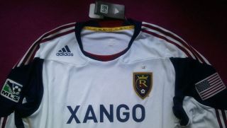   Adidas Real Salt Lake Authentic Long Sleeve Away White Jersey $120