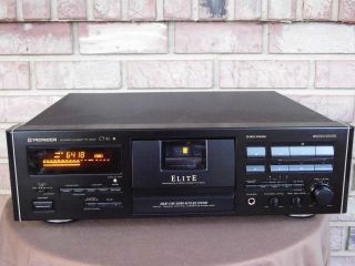   Elite CT 42 Best of the Line 3 Head Stereo Cassette Tape Deck
