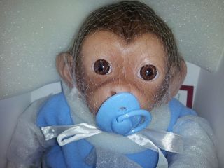 Ashton Drake So Truly Real Baby BOBO Baby Boy Monkey Doll Simian 
