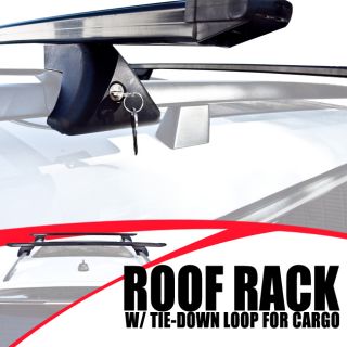 Roof Rack Cross Bars Universal Rails Pair Car Snowboard Ski Luggage 