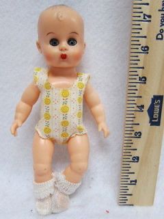   Original Ginnette Clone Made In Japan Mrk Ginny Baby Drink Wet Doll