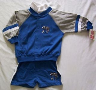 Kentucky Wildcats Baby Jacket Creeper Shorts NWT 6/9M