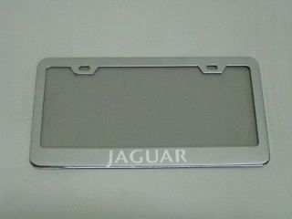 Chrome Metal Auto License Plate Frame   JAGUAR   (Fits More than one 