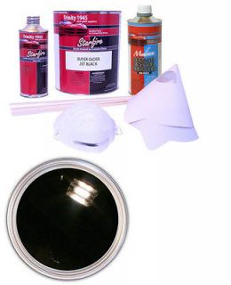 Newly listed Super Jet Black Acrylic Enamel Auto Paint Kit