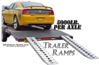 94 5000 lb ALUMINUM TRUCK CAR TRAILER RAMPS PLATE ENDS (05 15 094 06)