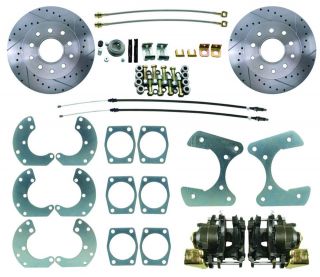 Ford 9 Rear Disc Brake Conversion Kit High Performance Drilled 