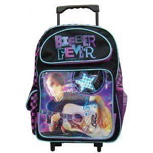 NEW Justin Bieber Beiber Large 16 Rolling Backpack