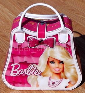 New Barbie Kids Stylin Toy Make Up Set Pink Case Girls Play Dress Up 