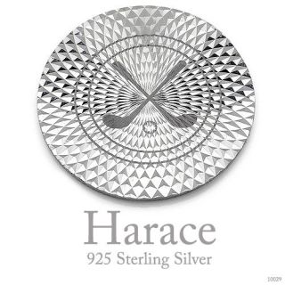 925 sterling silver diamond cut golf club ball marker 23mm