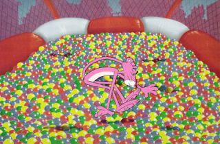 pink ball pit balls