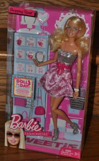 Barbie Fashionistas Sweetie Doll Shopping Spree Girl Toy NEW