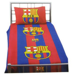 FC Barcelona Football Club Crest Single Duvet Cover & Pillowcase Free 