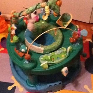 Newly listed Evenflo ExerSaucer Triple Fun Jungle USED
