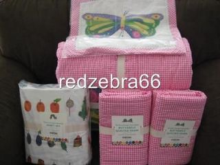 Pottery Barn Kids The Very Hungry Caterpillar Butterfly Full Quilt 