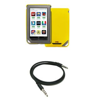   Hard Stealth Case+Stereo Aux Cable for  Nook Color