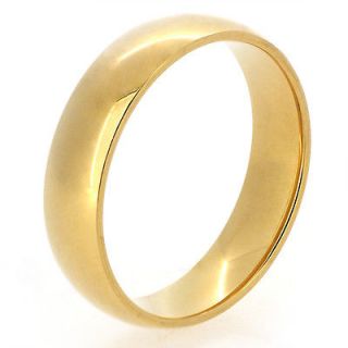 mens gold wedding bands in Rings