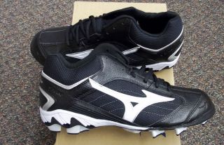 Mizuno 9 Spike G5 Molded Baseball Softball Spikes Shoes   NEW