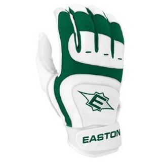   Pro Medium Green Adult Leather Batting Gloves New In Wrapper 1 Pair