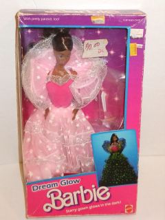 1985 DREAM GLOW BARBIE Doll MIB but Box is Destroyed Make Offer