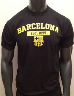 FC Barcelona College Style Logo T shirt Tee FCB