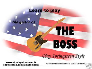 Custom Guitar Lessons, Learn Bruce Springsteen