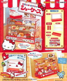   Miniatures Sanrio Hello Kitty Bakery Cake Bread Display Show case NEW