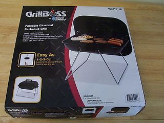   Grillboss Portable Charcoal Barbecue Grill BBQ Tailgate Camping NIB