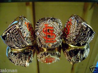2006 St Louis Cardinals World Series Ring not 2011 18k Championship 