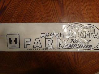 IH Farmall SMTA Tractor Decal Set New in Package Aftermarket