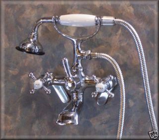 3100 FAUCET + hand shower for CLAW FOOT / feet TUB