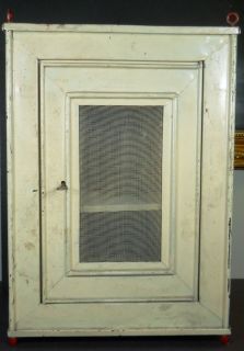 Vintage Industrial Metal Cabinet with Lock & Key