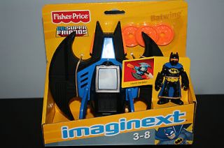 Batman Imaginext DC Super Friends Gotham City Batwing Plane Set NIB