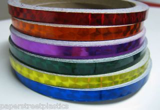 Any 6 Rolls of Prism Tape, 1/4 x 25 feet, Free S&H