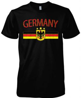 Germany Crest International Soccer Mens T Shirt German