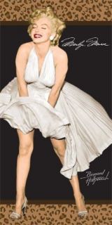 Marilyn Monroe Beach Towel Leopard 30x60 Hollywood star