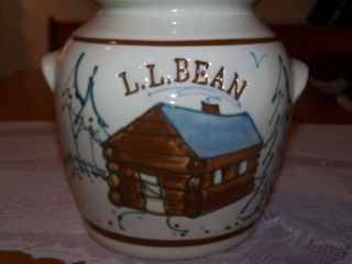 Newly listed LL Bean Christmas Holiday Winter Bean Pot By Olde Cape 