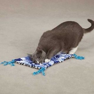 Cat CATNIP NAPPER PLAY TOY Kitty Kitten Blanket Pink Blue Camouflage 