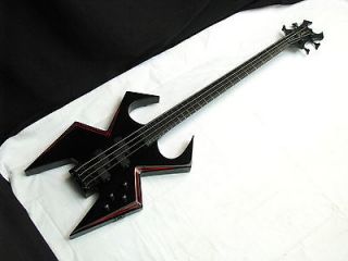 BC RICH WMD Widow 4 string BASS guitar NEW black   Neck Thru   Grover 