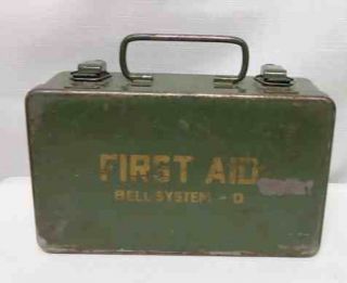 VINTAGE BELL TELEPHONE SYSTEM D * First Aid Box