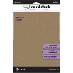   Inkssentials Surfaces Kraft Cardstock Paper 8½ x 11 10 sheets